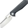 Kubey Atlas Framelock Black Folding Knife 3.38" 14C28N