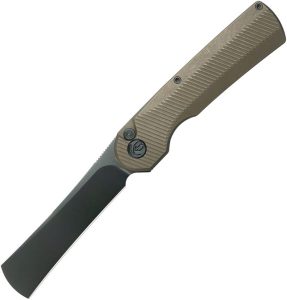 KB Knives Ikul Button Lock Folding Knife Bronze Titanium M390