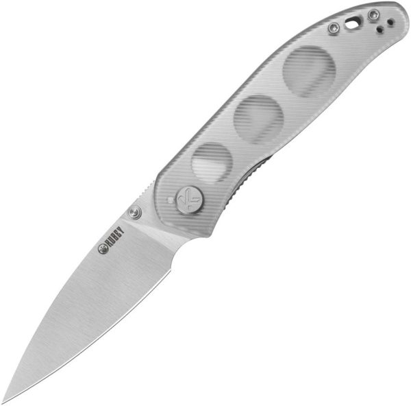 Kubey SNUG Folding Knife 3" 14C28N Linerlock Clear Handle