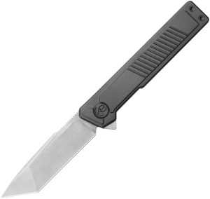KB Knives Yondu Double Detent Lock Folding Knife 2.88" M390 Tanto Black DLC