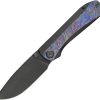 KB Knives Zephyr Linerlock Folding Knife 3.75" Black DLC M390