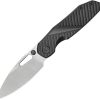 KB Knives Sear Framelock Folding Knife 3" S90V Black DLC Ti