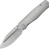 KB Knives Albatross Framelock 3.75" Bohler M390 Gray Titanium Folding Knife