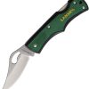 Lansky Small Lockback Folding Knife 2.25" 420 Stainless Green