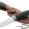 LionSTEEL ACHA Fixed Blade 4.25" M390 Black Micarta