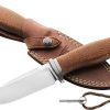 LionSTEEL ACHA Fixed Blade Natural Micarta 4.25" M390