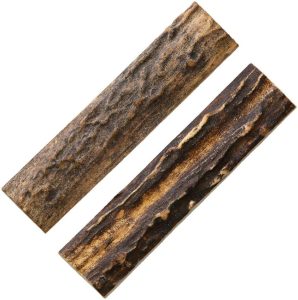 Genuine Stag Handle Scales 2" x 0.63" Set of Two