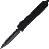 MCT2063TS-1.jpg Microtech Makora I 2021 Auto Folding Knife 3.38" Black Serrated