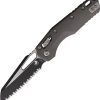 Microtech MSI Ram-Lok FS 3.75" Serrated M390MK Gray Folding Knife
