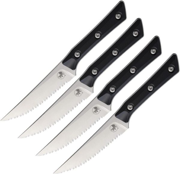 MCT360012SETBK-1.jpg 4.5" Steak Set FS Black G10