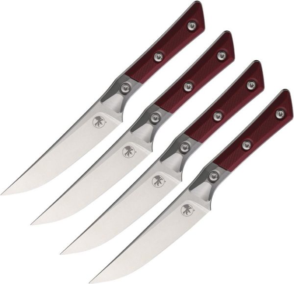 4.5" Steak Set SW  Merlot G10