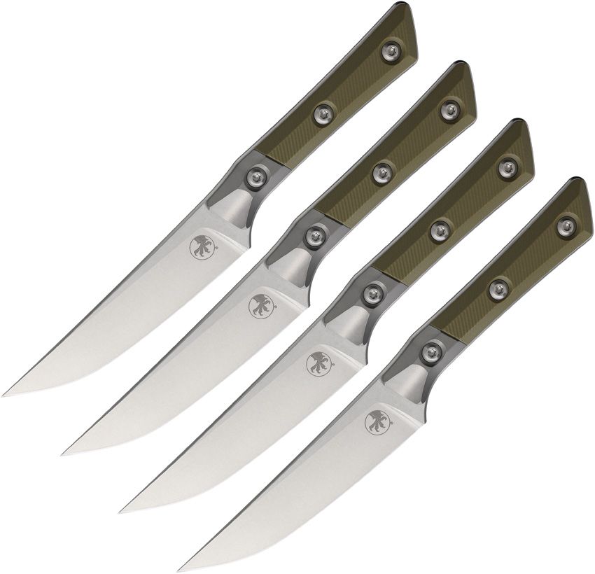 4.5" Steak Set SW OD Green G10