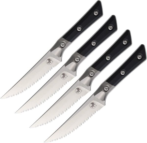 MCT3600B12SETBK-1.jpg 4.5" Steak Set SW FS Black G10