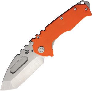 Medford Praetorian G Framelock Folding Knife Orange G10 4in S35VN
