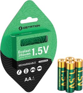 Ecolast Li-ion AA Batteries