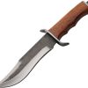 Pakistan Carbon Steel Bowie Fixed Blade Knife 7" Blade w/ Sheath