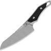 QSP Knife T-Cook Fixed Blade 5.25" Nitro V Wharncliffe Black G10