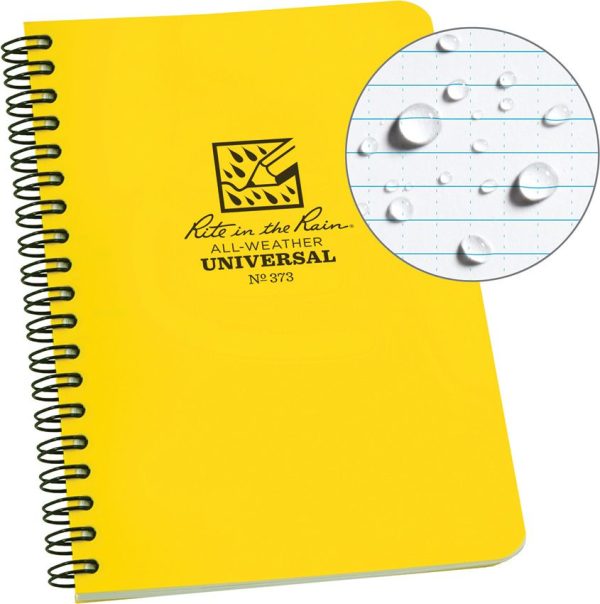 Side Spiral Notebook Yellow
