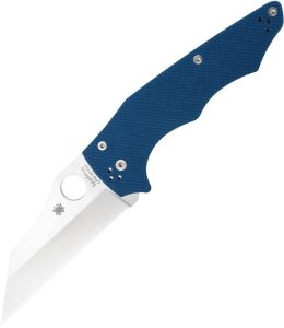 Spyderco Yojumbo Compression Lock Folding Knife 4" CPM SPY27 Blue G10