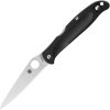 Spyderco Charisma Lockback Folding Knife Black 3in Blade