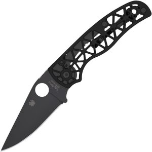 Spyderco Edgerati 3.5 Compression Lock Folding Knife Black