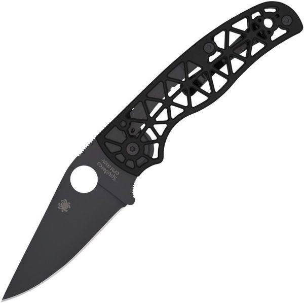 Spyderco Edgerati 3.5 Compression Lock Folding Knife Black