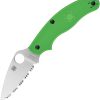 Spyderco UK Penknife SLIPIT 3" LC200N Folding Knife Green