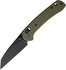 Defcon Ultra Lite Axis Lock Folding Knife OD Green 3in