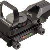 TRUGLO Multi-Reticle Dual Color Sight, Red/Green, 24x34mm