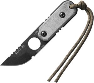 TOPS ALRT Fixed Blade Knife 1095 High Carbon Steel Black