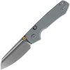 Vosteed Raccoon Top Linerlock 3.25" Folding Knife Gray G10