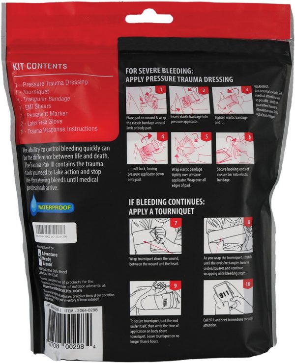 AD20640298_add_02 Adventure Medical Trauma Pak III First Aid Kit