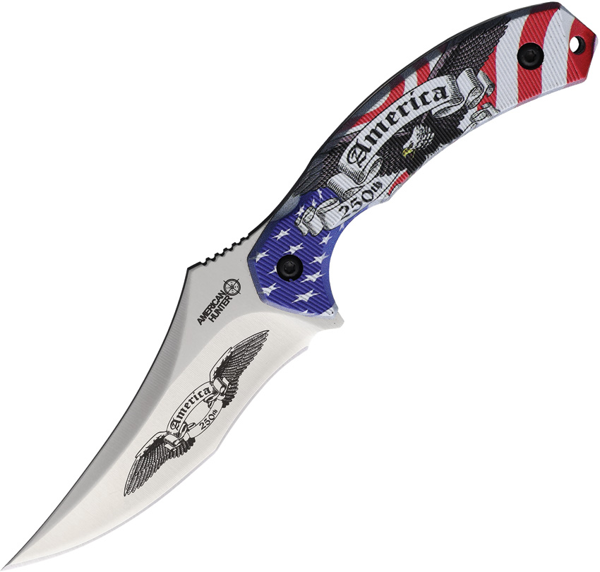 American Hunter 250th Anniversary Fixed Blade Knife 3.5 Inch