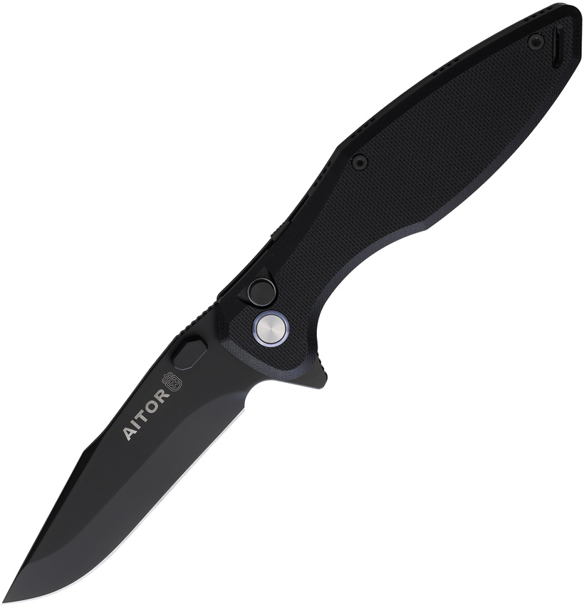 Aitor Koloss ButtonLock Folding Knife G10 Black