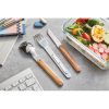 Akinod 12H34 Magnetic Cutlery Set 7" Olive Wood Stainless