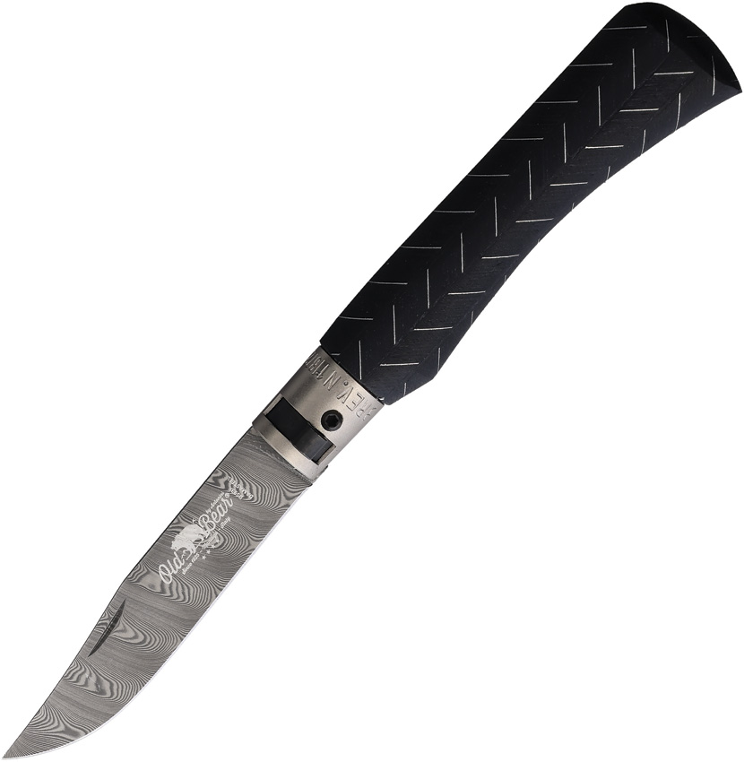 Old Bear Medium Folder Damascus Knife
