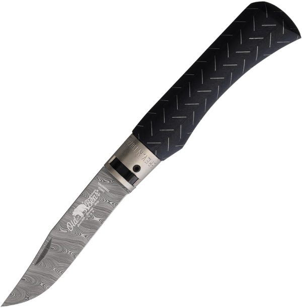 Old Bear Large Folder Damascus