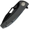 ASP Police Duty Linerlock Folding Knife 3.5" AUS-8 Black