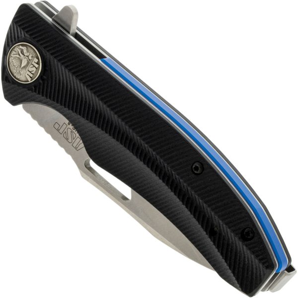 ASP55722_add_03 ASP Police Duty Linerlock Folding Knife 3.5" AUS-8 Black G10
