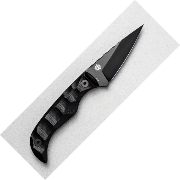 Auxiliary Manufacturing Karl Jr Deadhead Fixed Blade 3" Black
