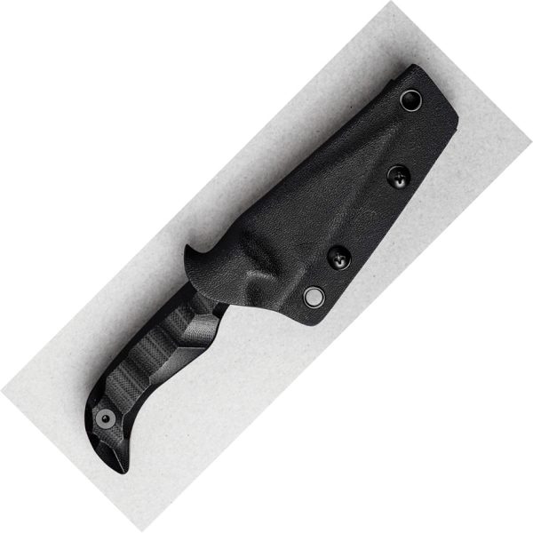 Auxiliary Manufacturing Karl Jr Deadhead Fixed Blade 3" Black
