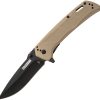 Blackhawk Bunker Buster 4.25" Linerlock Folding Knife Tan