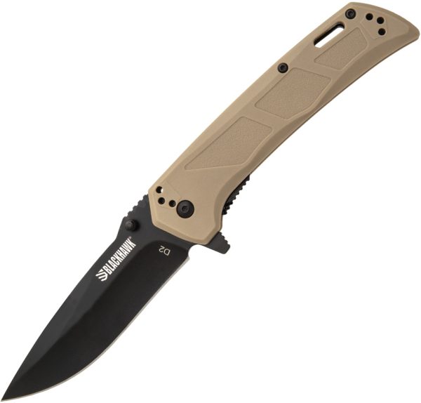 Blackhawk Bunker Buster 4.25" Linerlock Folding Knife Tan