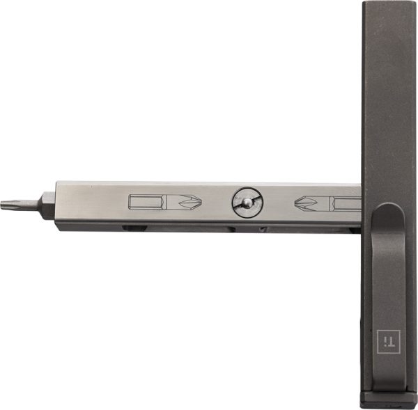 Big Idea Design Bit Bar Inline Multi-Tool, Titanium w/ S2 Steel Bits