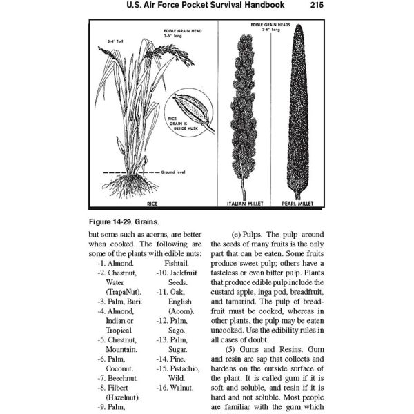 U.S. Air Force Pocket Handbook - Survival Guide 358 Page Paperback