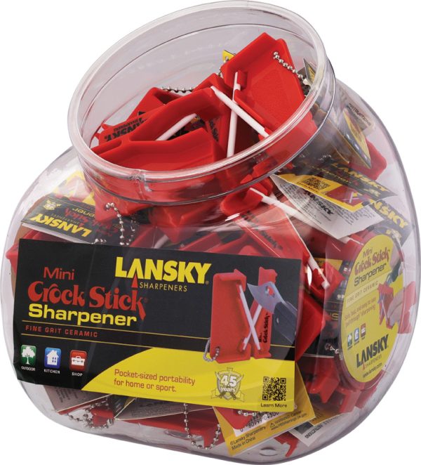BKEY30_add_03 Lansky Mini Crock Stick Sharpener 30-Pack with Ballchain