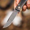 Boker Plus Rusticus Linerlock Folding Knife Ebony 3.25" Black Stonewash