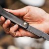 Boker Plus Rusticus Linerlock Folding Knife Ebony 3.25" Black Stonewash