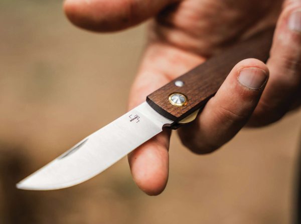 Boker Plus Rusticus Medium Linerlock Folding Knife Beech Wood 2.88"