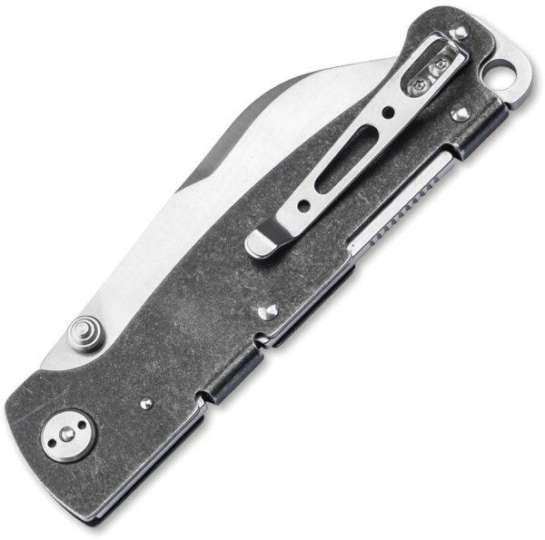 Boker Plus Atlas Lockback Folding Knife 2.88" D2 Sheepsfoot Black